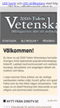 Mobile Screenshot of 2000taletsvetenskap.nu